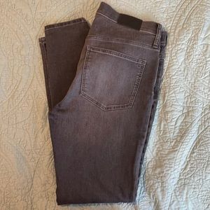 NWOT! Madewell gray jeans, 9” skinny jeans, 30 Tall